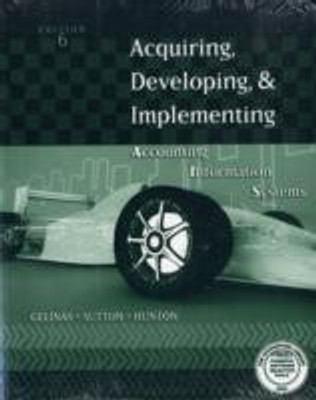 Accounting Information Systems 6th Edition(English, Mixed media product, Sutton Steve G.)