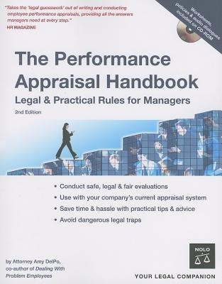 The Performance Appraisal Handbook  - Legal & Practical Rules for Managers [With CDROM](English, Mixed media product, Delpo Amy Jd)