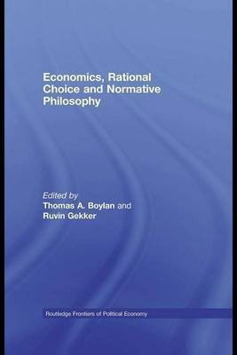 Economics, Rational Choice and Normative Philosophy(English, Electronic book text, Boylan Thomas)