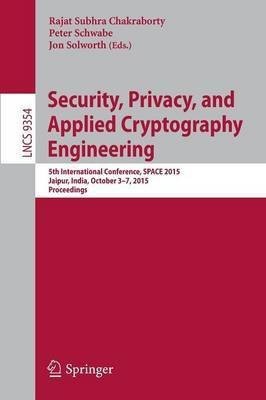 Security, Privacy, and Applied Cryptography Engineering(English, Paperback, unknown)