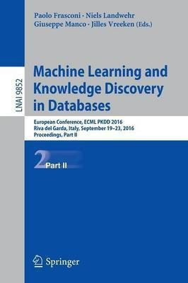 Machine Learning and Knowledge Discovery in Databases(English, Paperback, unknown)