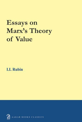 Essays on Marx's Theory of Value(English, Paperback, Rubin Isaak I.)
