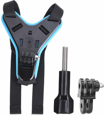 ZiniQX Helmet Strap Camera Mount(Blue, Black)