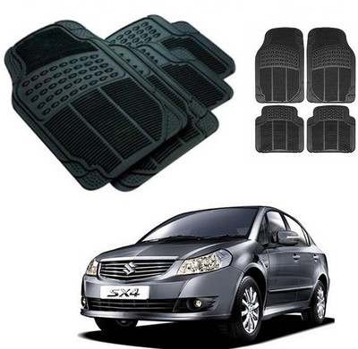 After cars Rubber 3D Mat For  Maruti Suzuki SX4(Black)