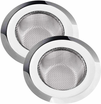 Eopzo Kitchen Sink Stainless Steel Push Down Strainer(11 cm Set of 2)