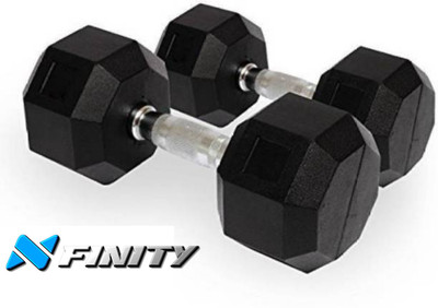 HACKERX 5KG DUMBBELL Fixed Weight Dumbbell(10 kg)