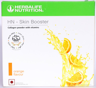HERBALIFE Skin Booster Collagen Drink – Orange Flavor Nutrition Drink(300 g, Orange Flavor Flavored)