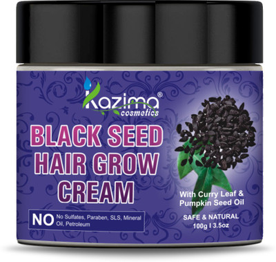 KAZIMA COSMETICS Black Hair Growth Cream with Curry Leaf & Spikenard Oil(100 g)