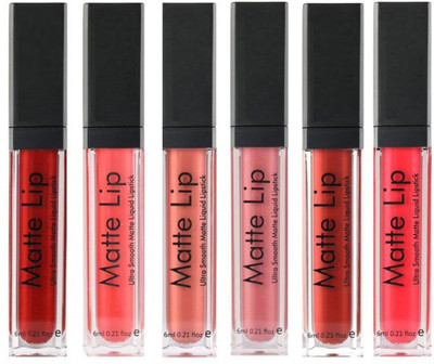 ADJD 6 MULTI COLOR MATTE LIPSTICKS(MULTI COLOR, 36 ml)