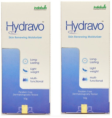 Hydravo skin renewing moisturizer - best moisturizer for dry skin(pack of 2)50g(100 g)