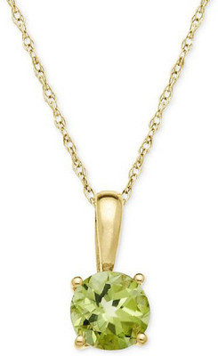 KUNDLI GEMS Peridot Ring Natural Peridot stone Certified semi Precious and Astrological Purpose for unisex Gold-plated Peridot Stone Pendant