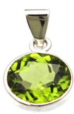 RATAN BAZAAR Peridot Ring Natural stone Peridot semi Precious stone Certified and Astrological Purpose for unisex Silver Peridot Stone Pendant
