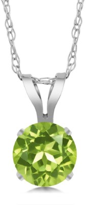 KUNDLI GEMS Peridot Ring Natural stone Peridot semi Precious stone Certified and Astrological Purpose for unisex Silver Peridot Stone Pendant