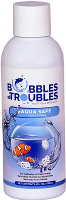 BUBBLES N TROUBLES Aqua Safe Water Conditioner (100 ML) Aquatic Plant Fertilizer(100 ml)