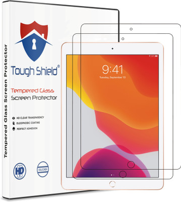 TOUGH SHIELD Tempered Glass Guard for Apple iPad 8th Gen 10.2 inch(Pack of 2)