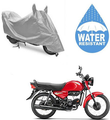 RPSENTTERPR Waterproof Two Wheeler Cover for Hero(CD Dawn, Silver)