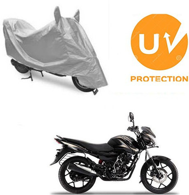 SANJU Waterproof Two Wheeler Cover for Bajaj(Discover 150 s, Silver)