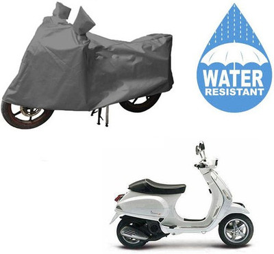 RPSENTTERPR Waterproof Two Wheeler Cover for Piaggio(Piaggio Vespa, Grey)