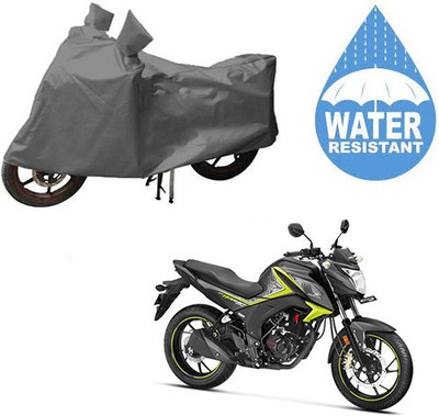 RPSENTTERPR Waterproof Two Wheeler Cover for Honda(CB Hornet 160, Grey)