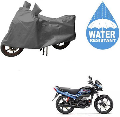 RPSENTTERPR Waterproof Two Wheeler Cover for Honda(Passion Pro, Grey)