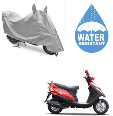 RPSENTTERPR Waterproof Two Wheeler Cover for Mahindra(Flyte, Silver)