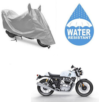 RPSENTTERPR Waterproof Two Wheeler Cover for Royal Enfield(Continental GT, Silver)