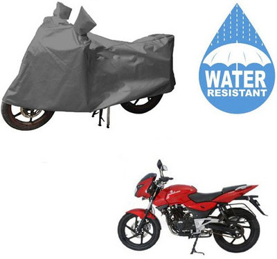RPSENTTERPR Waterproof Two Wheeler Cover for Bajaj(Pulsar 200 NS DTS-i, Grey)