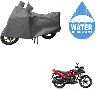 RPSENTTERPR Waterproof Two Wheeler Cover for Honda(Passion Xpro, Grey)