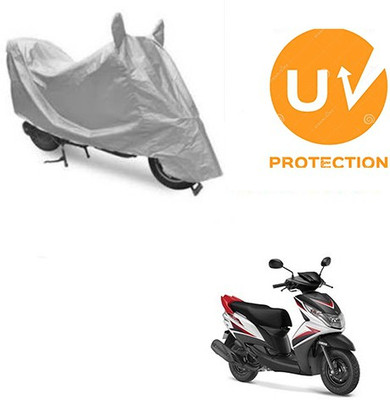 SANJU Waterproof Two Wheeler Cover for Yamaha(Ray Z, Silver)