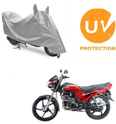 SANJU Waterproof Two Wheeler Cover for Honda(Passion Plus, Silver)