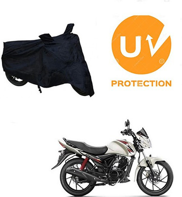 saanvi Waterproof Two Wheeler Cover for Suzuki(Sling Shot Plus, Black)