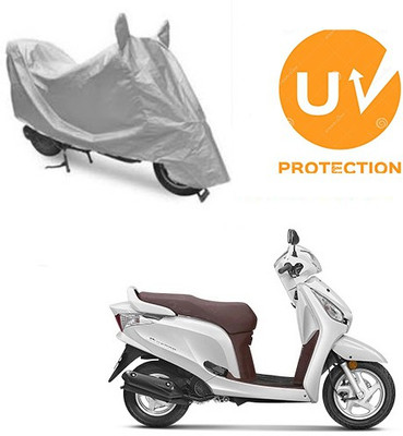 MOTOWORLD Waterproof Two Wheeler Cover for Honda(Aviator, Grey)