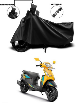 ANTHUB Waterproof Two Wheeler Cover for Hero(Pleasure, Black)