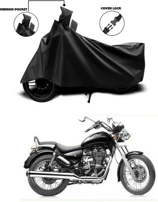 ANTHUB Waterproof Two Wheeler Cover for Royal Enfield(Thunderbird 500, Black)