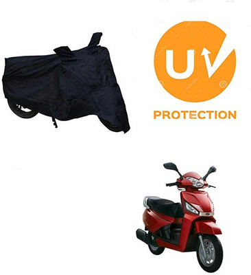 RPSENTTERPR Waterproof Two Wheeler Cover for Mahindra(Gusto, Black)