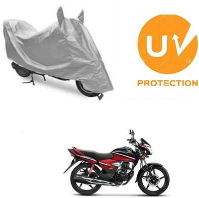 SANJU Waterproof Two Wheeler Cover for Honda(CB Shine, Silver)