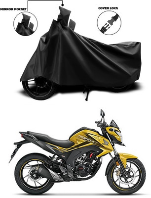 ANTHUB Waterproof Two Wheeler Cover for Honda(CB Hornet 160, Black)