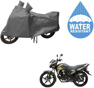 RPSENTTERPR Waterproof Two Wheeler Cover for Yamaha(Saluto, Grey)