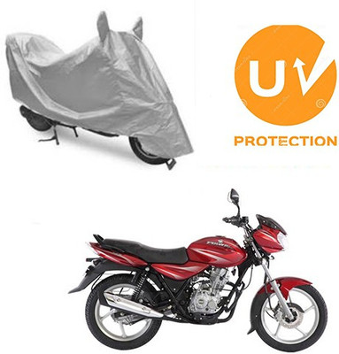 SANJU Waterproof Two Wheeler Cover for Bajaj(Discover 125 DTS-i, Silver)