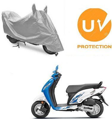 MOTOWORLD Waterproof Two Wheeler Cover for Honda(Activa i, Grey)