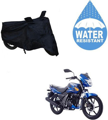 RPSENTTERPR Waterproof Two Wheeler Cover for TVS(Flame SR125, Black)