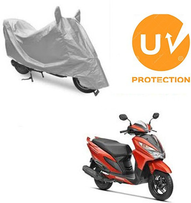 MOTOWORLD Waterproof Two Wheeler Cover for Honda(Grazia, Grey)
