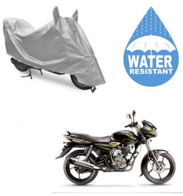 RPSENTTERPR Waterproof Two Wheeler Cover for Bajaj(Discover 100 DTS-i, Silver)