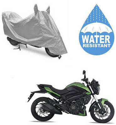 RPSENTTERPR Waterproof Two Wheeler Cover for Bajaj(Dominar, Silver)