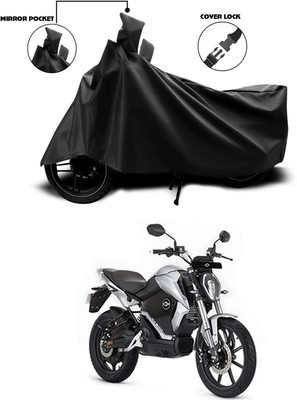 ANTHUB Waterproof Two Wheeler Cover for Revolt(RV 300, Black)