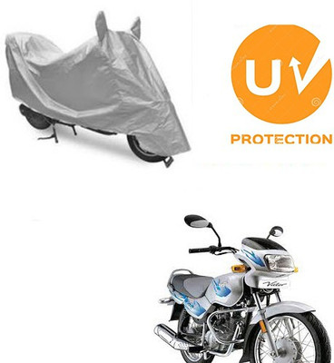 SANJU Waterproof Two Wheeler Cover for TVS(Victor GLX, Silver)