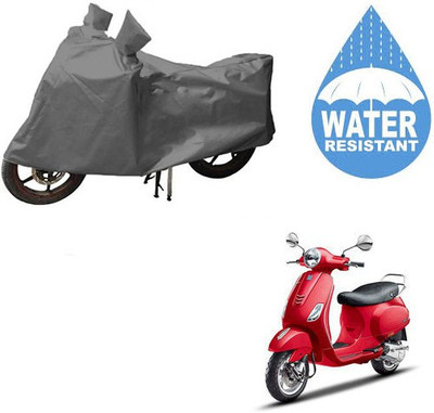 RPSENTTERPR Waterproof Two Wheeler Cover for Piaggio(Vespa VXL, Grey)