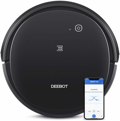 ECOVACS DEEBOT_500 Robotic Floor Cleaner (WiFi Connectivity, Google Assistant and Alexa)(Black)