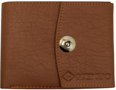 MEXUS Men Casual Tan Artificial Leather Wallet(6 Card Slots)