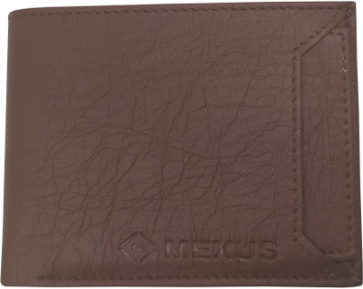 MEXUS Men Casual Brown Artificial Leather Wallet(7 Card Slots)
